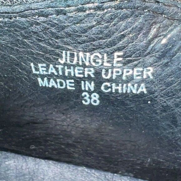 Ash Black Jungle Slip On Comfort Platform Fashion Sneakers Womens Size 8 - Picture 8 of 8